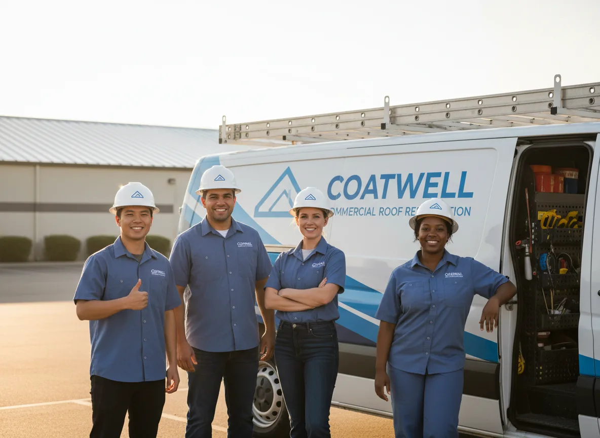 Commercial roof coating company in Hampton, NE